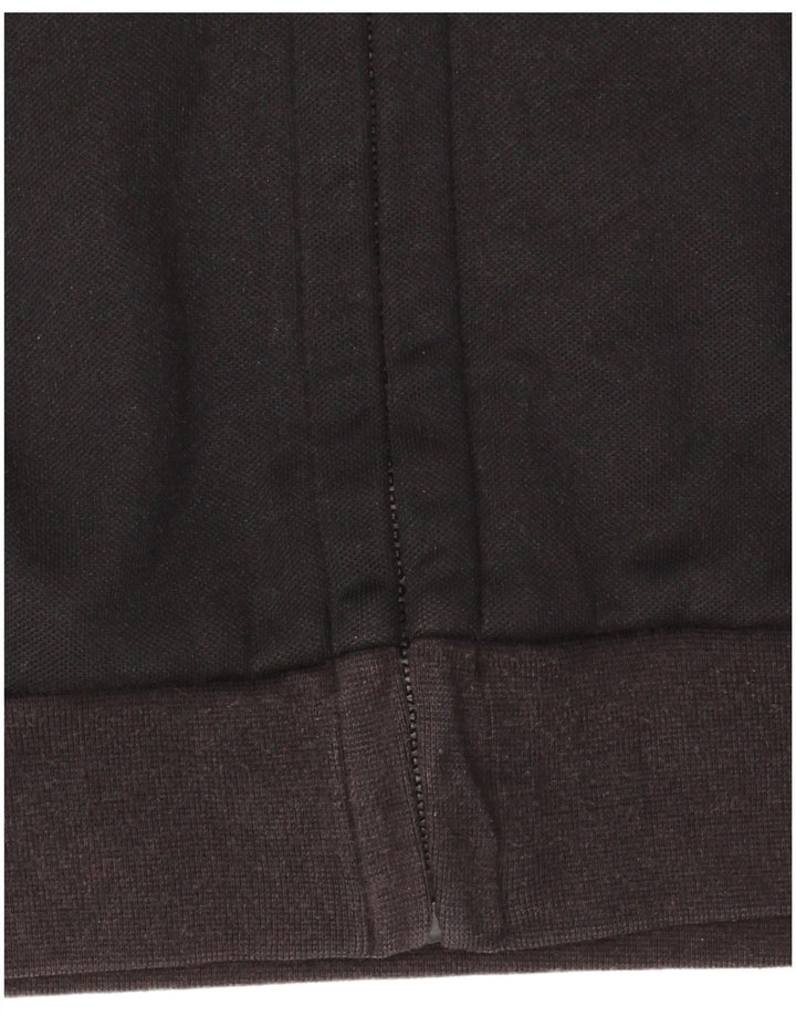 Adidas Herren-Trainingsanzug-Top-Jacke, mittelschwarz, Baumwolle