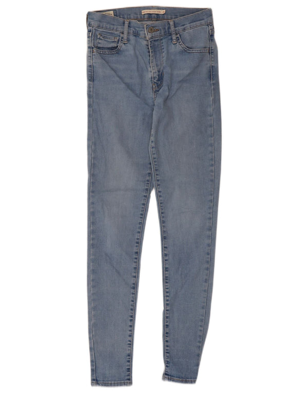 Levi's Damen 720 High Rise Super Skinny Jeans W26 L30 Blaue Baumwolle