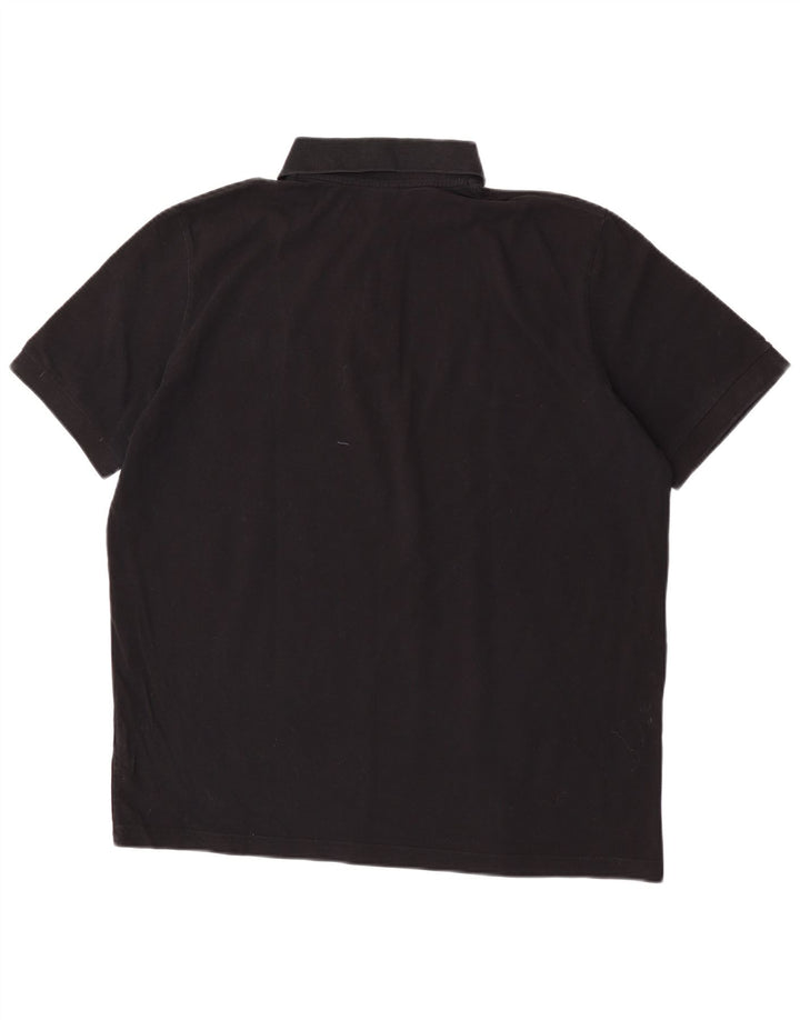 Hugo Boss Herren Poloshirt 2XL Schwarz Baumwolle