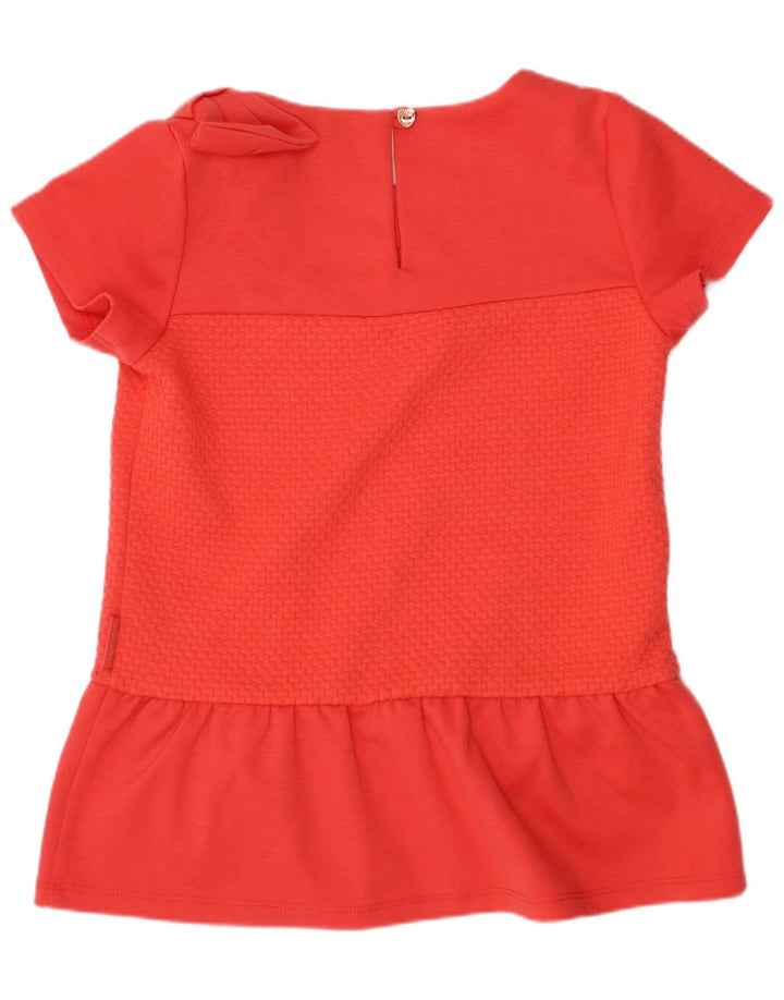 Ted Baker Mädchen-Blusenoberteil, 7–8 Jahre, rotes Polyester