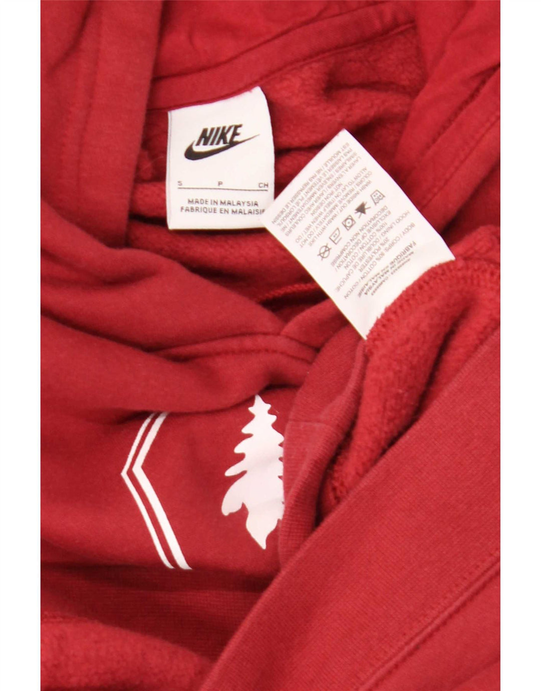 Nike Herren Graphic Hoodie Pullover Kleine rote Baumwolle
