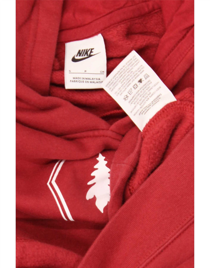 Nike Herren Graphic Hoodie Pullover Kleine rote Baumwolle