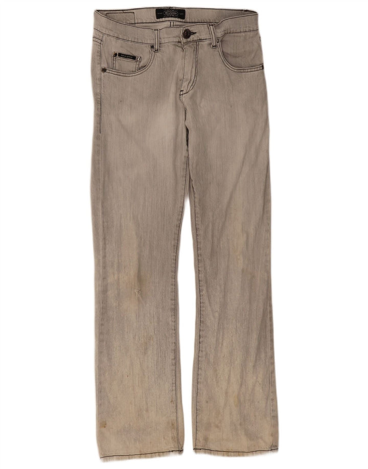 Rica Lewis Herren Bootcut Jeans IT 48 Mittel W32 L33 Grau