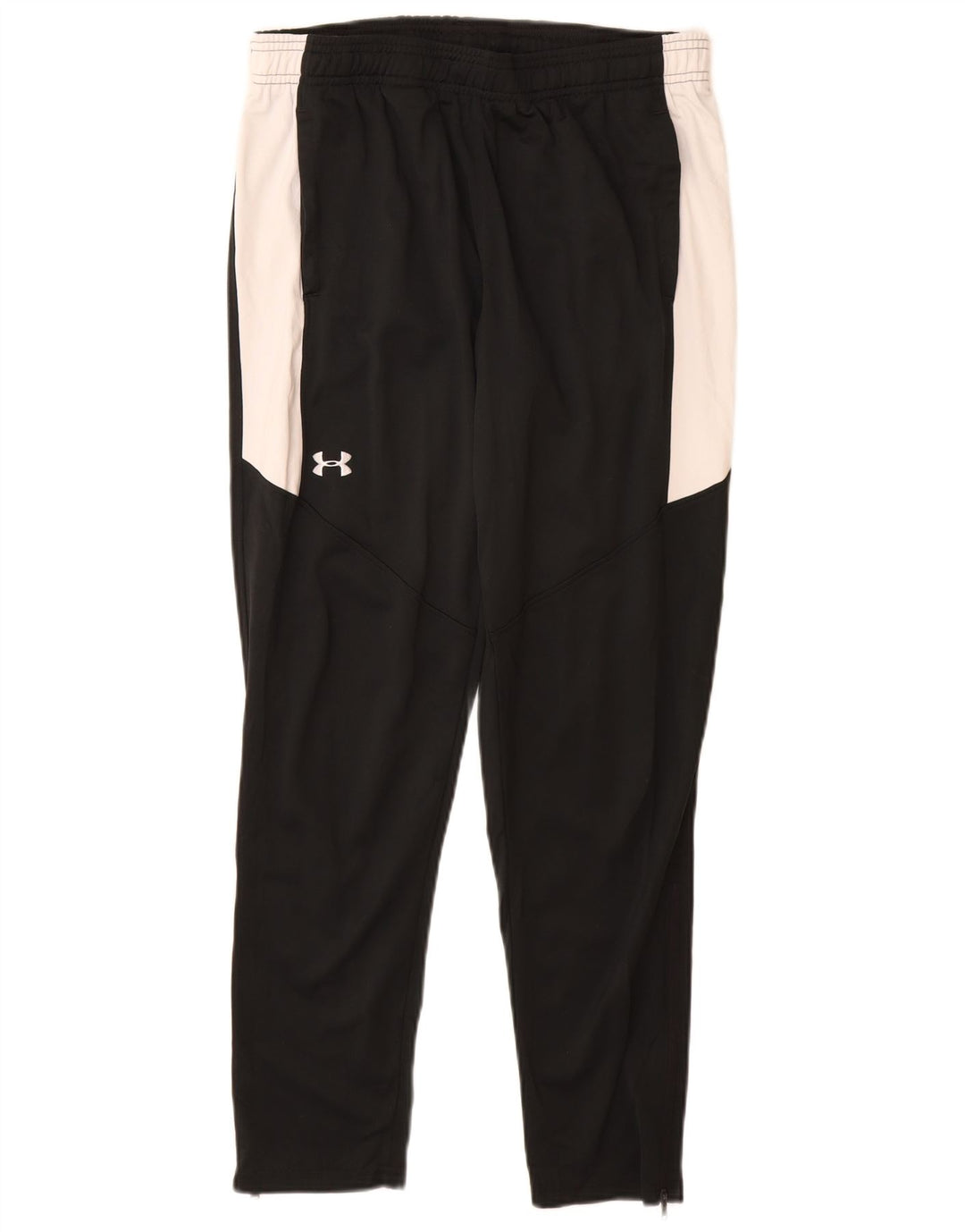 Under Armour Jungen-Trainingshose, 9–10 Jahre, Mittelschwarz, Farbblock