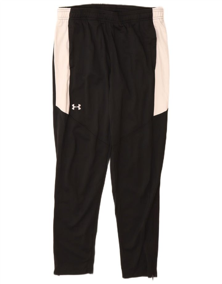 Under Armour Jungen-Trainingshose, 9–10 Jahre, Mittelschwarz, Farbblock