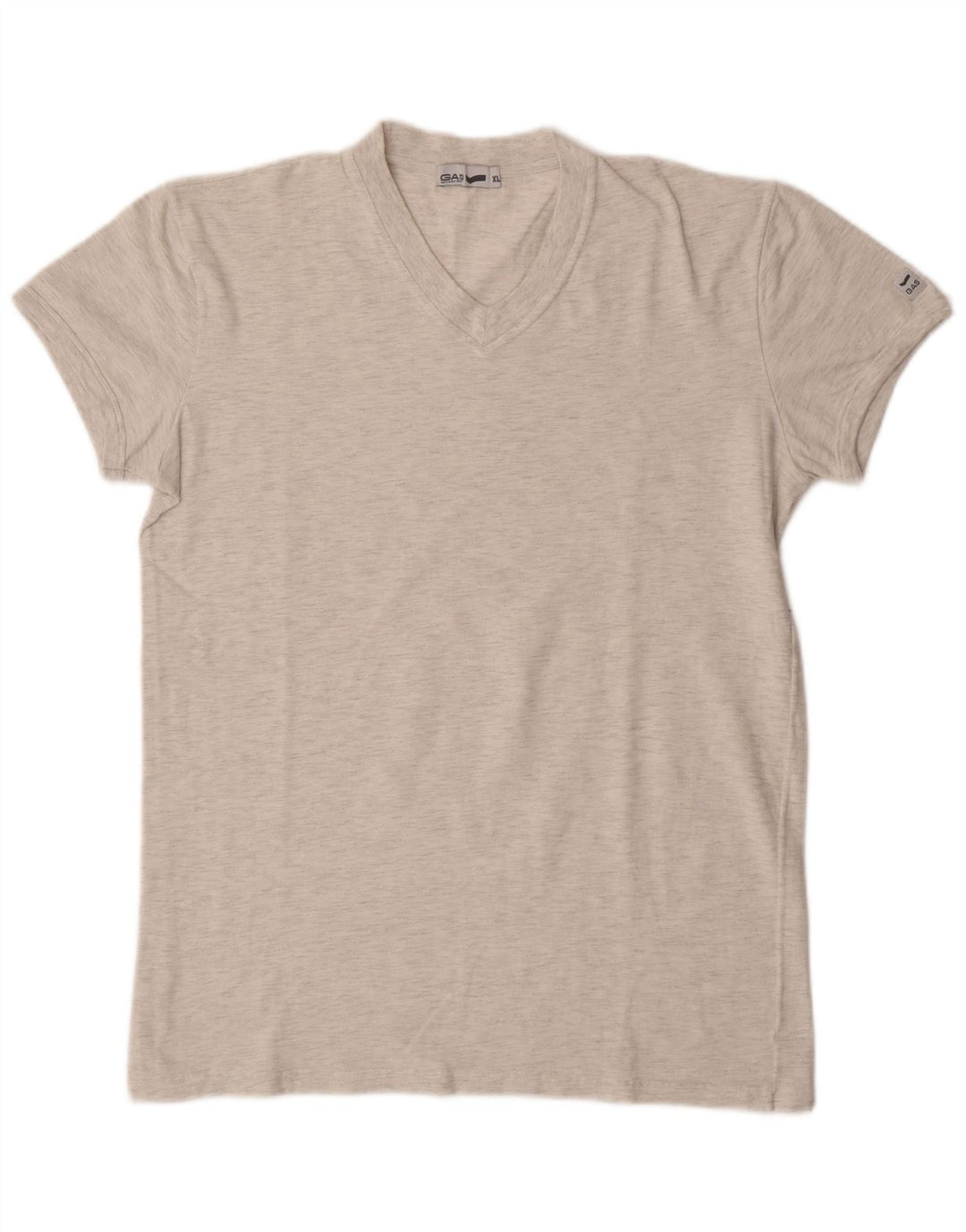 GAS Damen T-Shirt Top UK 18 XL Grau meliert