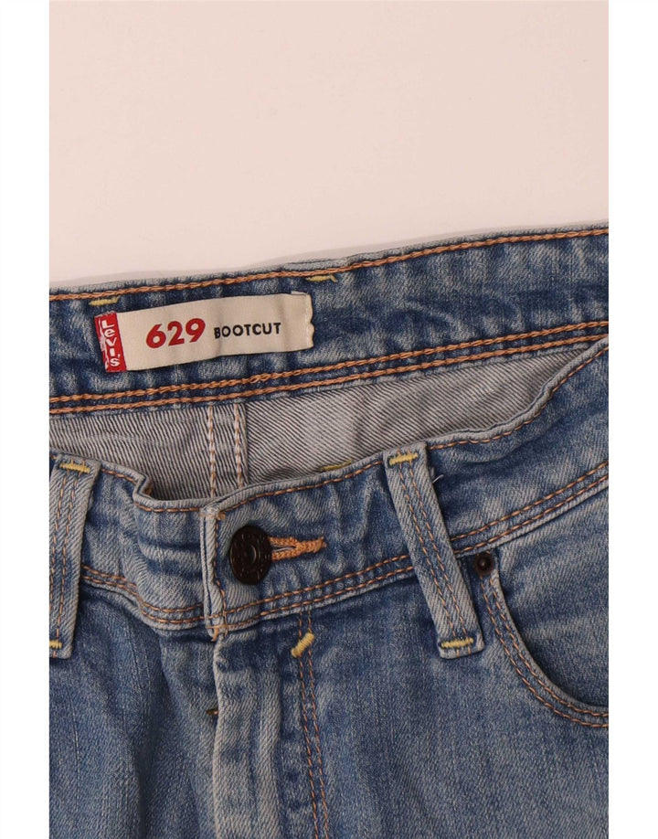 Levi's Damen 629 Bootcut Jeans W28 L30 Blau