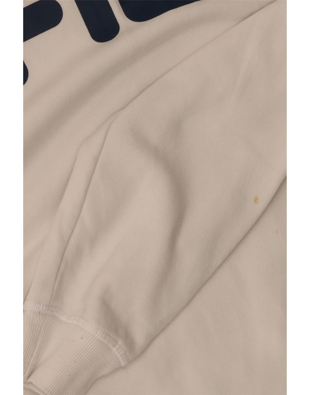 FILA Herren-Sweatshirt mit Grafik, XS, weiße Baumwolle