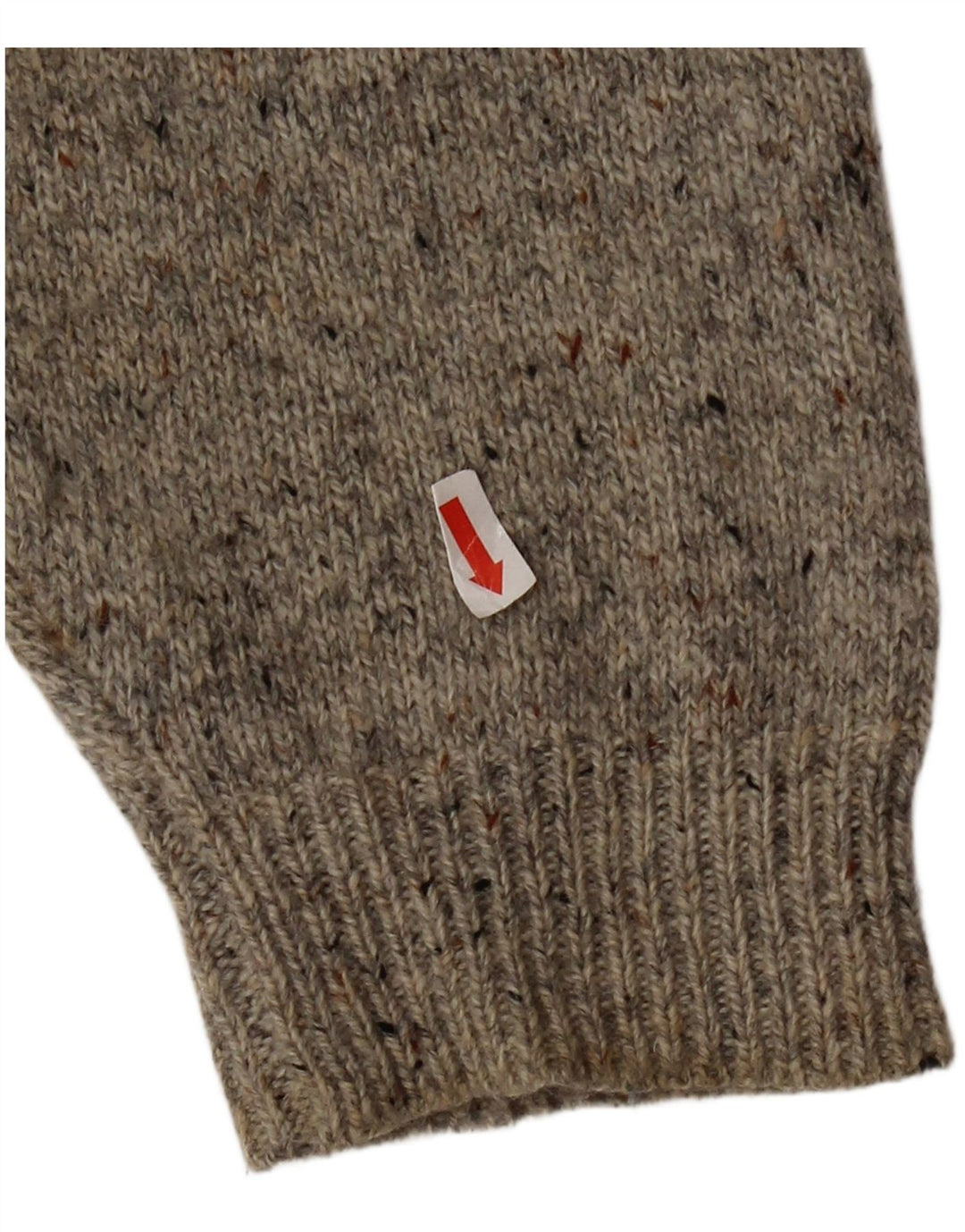 Superdry Herren-Pullover mit Rundhalsausschnitt, 3XL, grau gefleckte Wolle