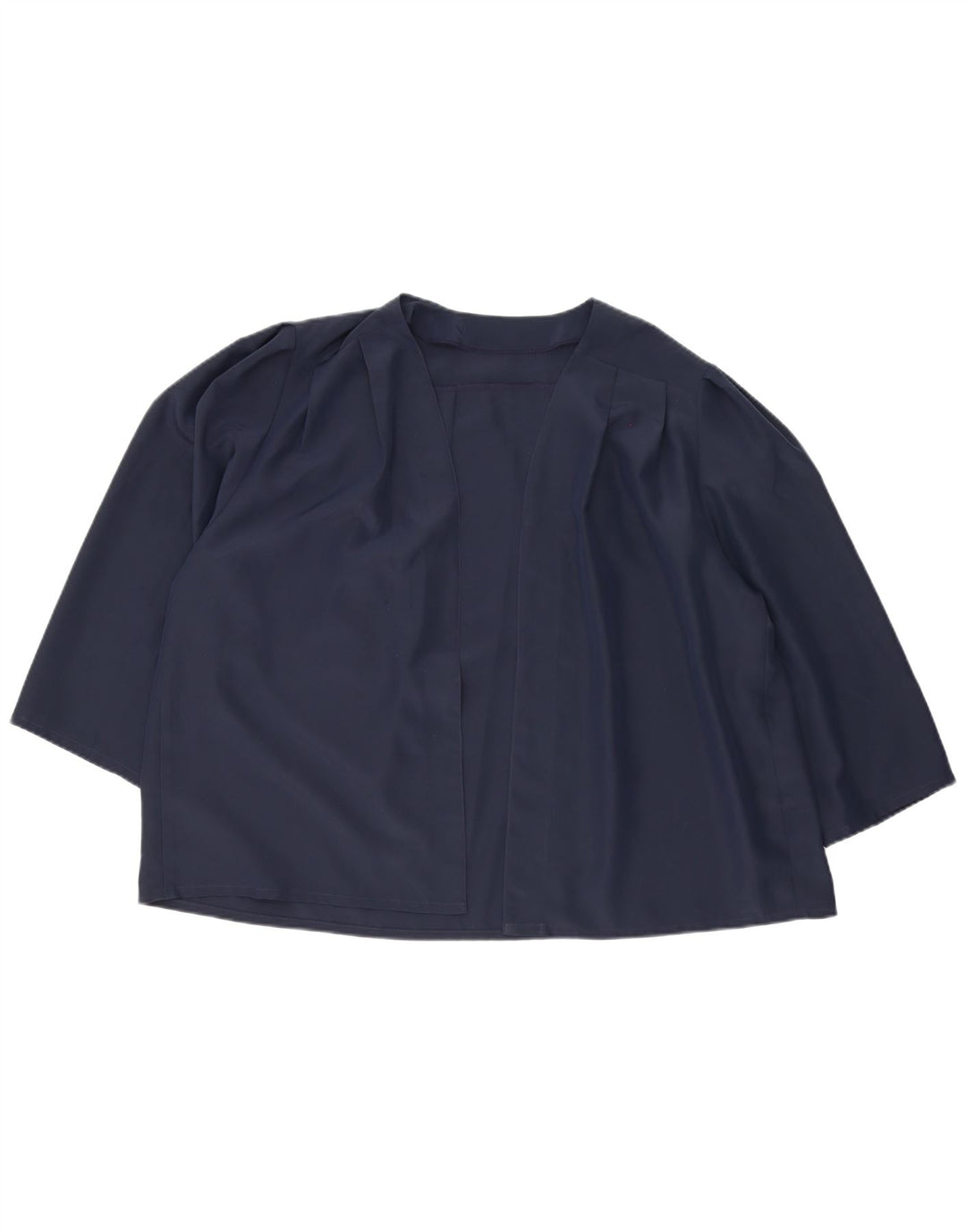 Vintage Damen Oversized Cardigan Top UK 22 3XL Marineblau