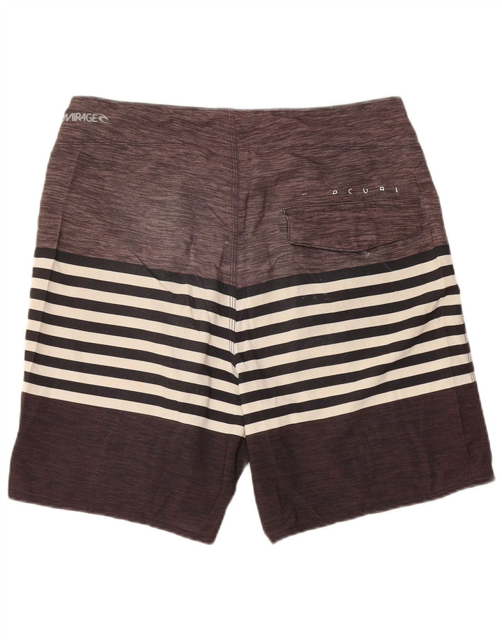 Rip Curl Herren Mirage Badeshorts Mittelgrau gestreiftes Polyester