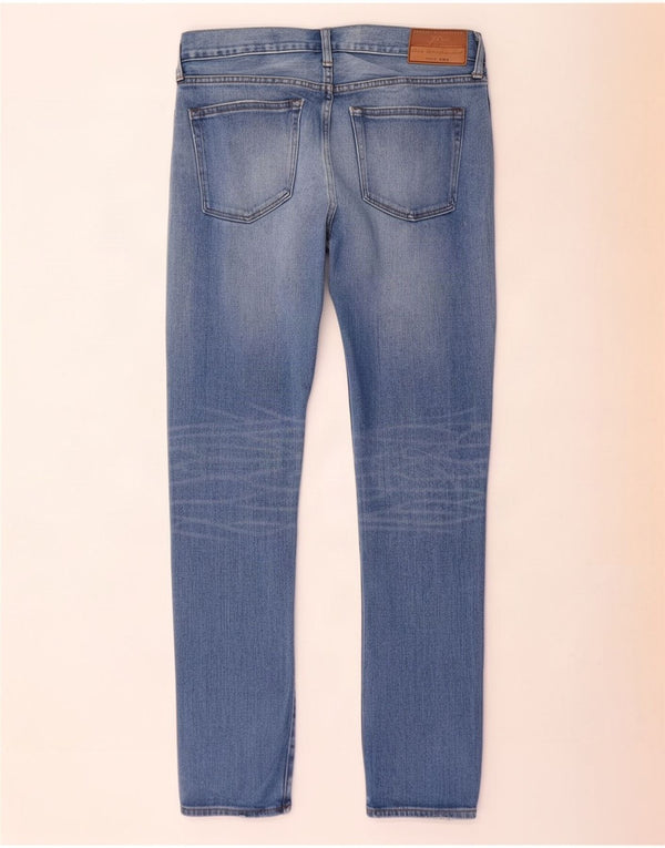 J. Crew Mens 484 Slim Jeans W31 L32 Blue Cotton