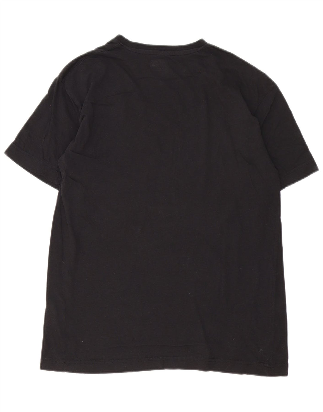 Kappa Damen Grafik-T-Shirt-Oberteil, groß, aus schwarzer Baumwolle