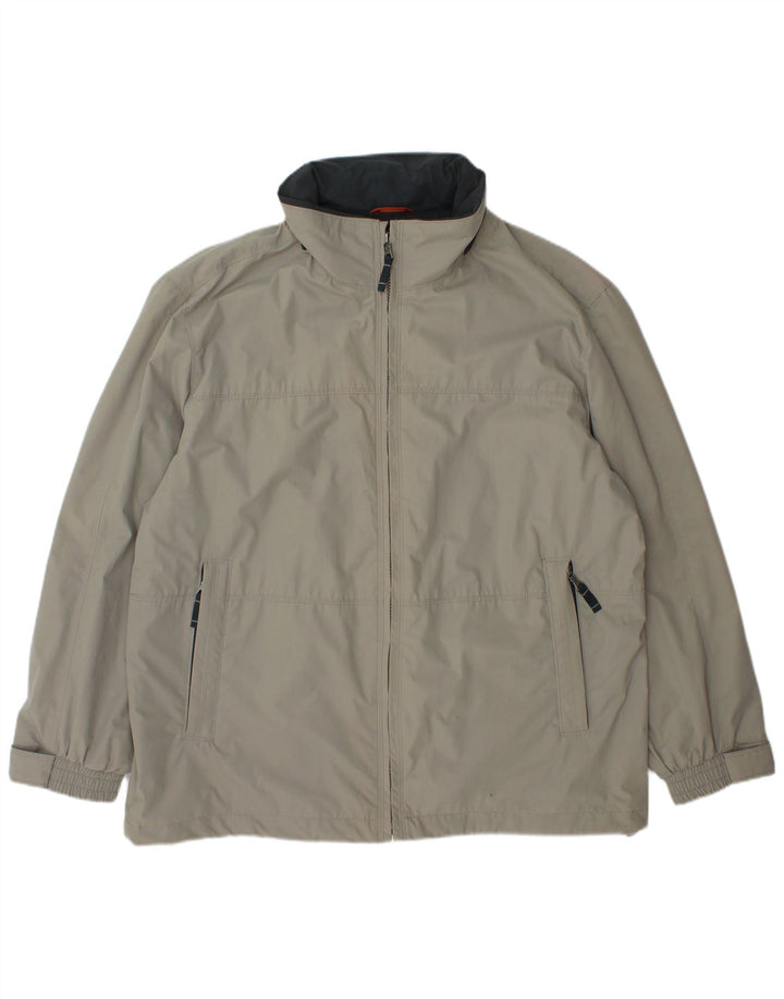 C & A Herren Windjacke IT 46 Large Grau Polyester