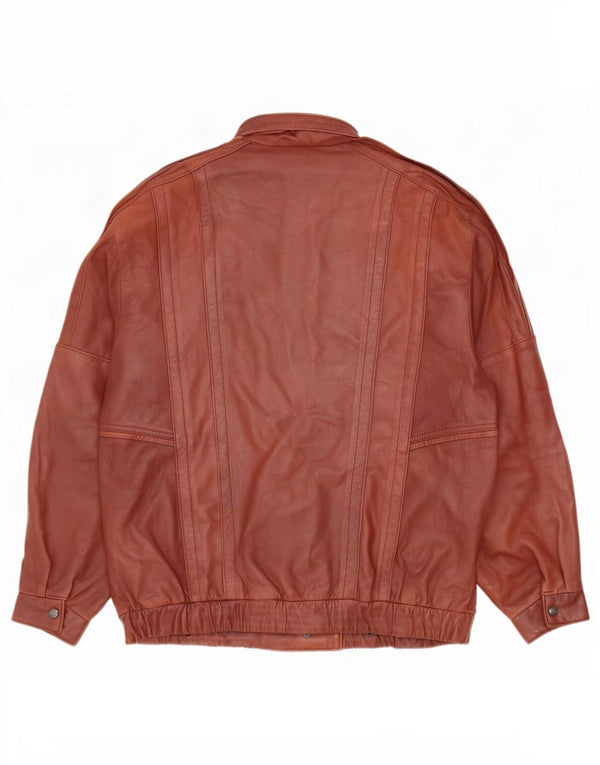 Vintage Herren Lederjacke IT 50 Large Braun