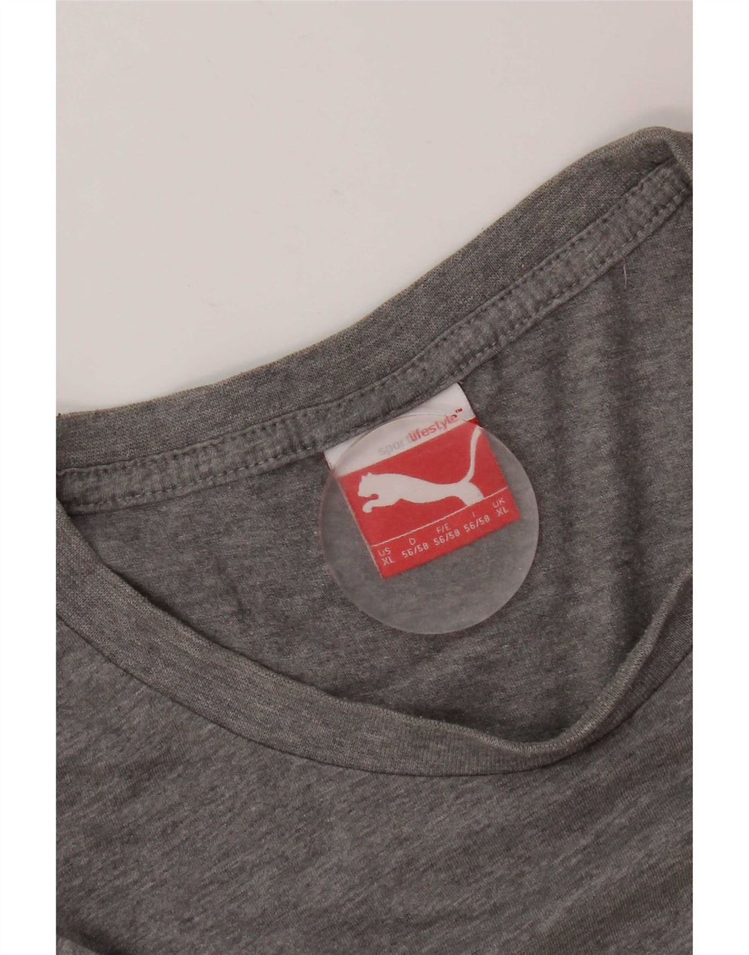Puma Herren Grafik T-Shirt Top XL Grau