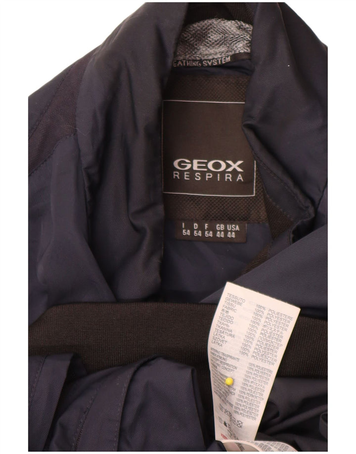 Geox Herren Respira Bomberjacke UK 44 2XL Marineblau Polyester