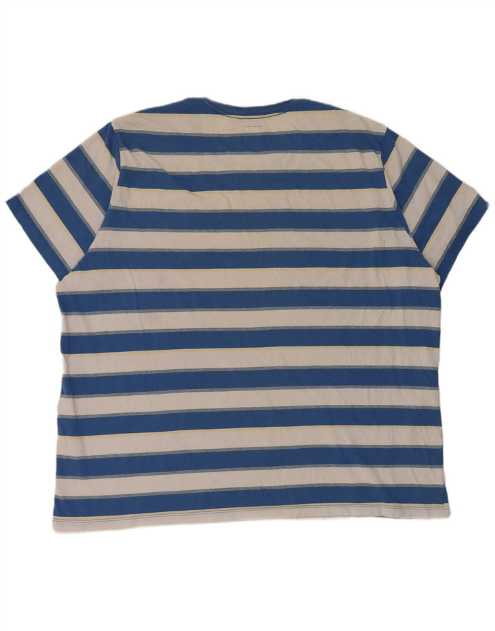 Levi's Herren Standard T-Shirt Top 2XL blau gestreift aus Baumwolle