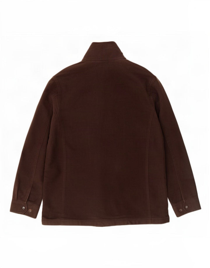 Marks & Spencer Herren-Utility-Jacke UK 38 Mittelbraune Baumwolle