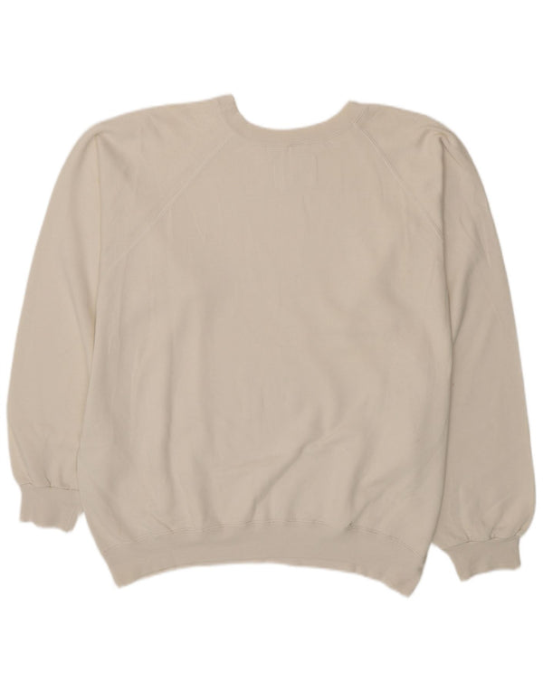 Champion Herren-Sweatshirt mit Grafik, XL, weiße Baumwolle