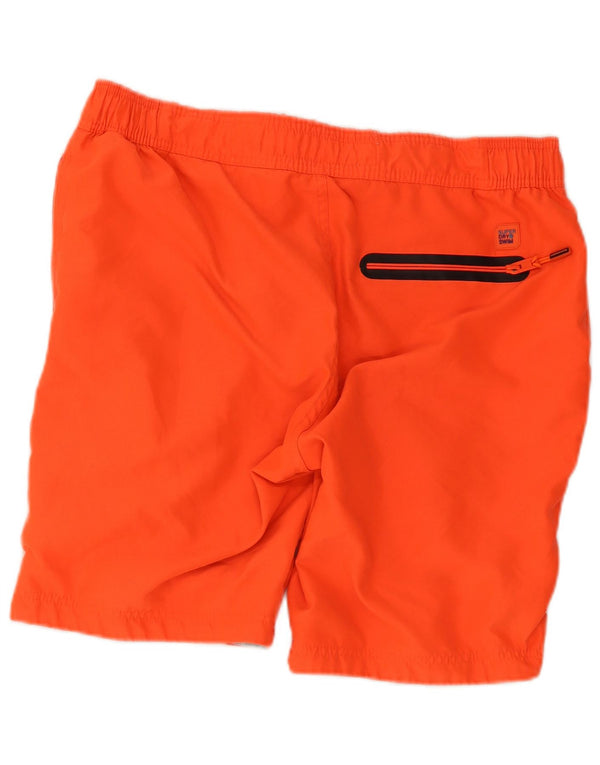 Superdry Herren Badeshorts mit Grafik XL Orange