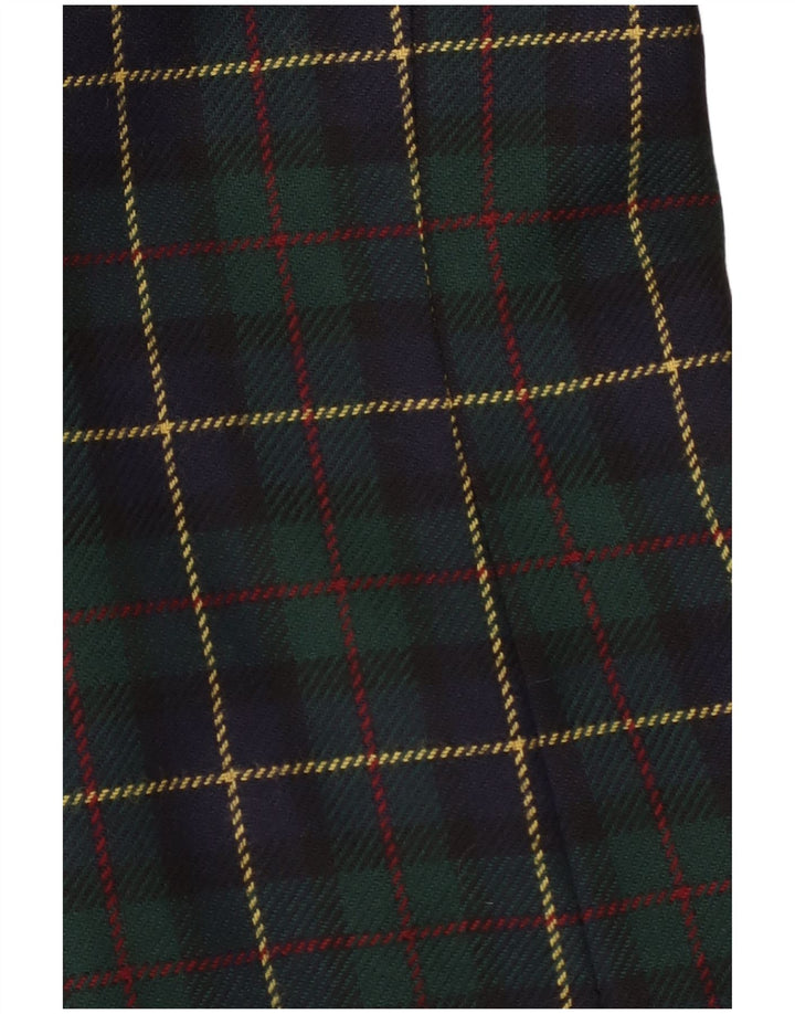 Antonette Damen-Blazerjacke mit 4 Knöpfen, UK 18, XL, grün kariert, Viskose