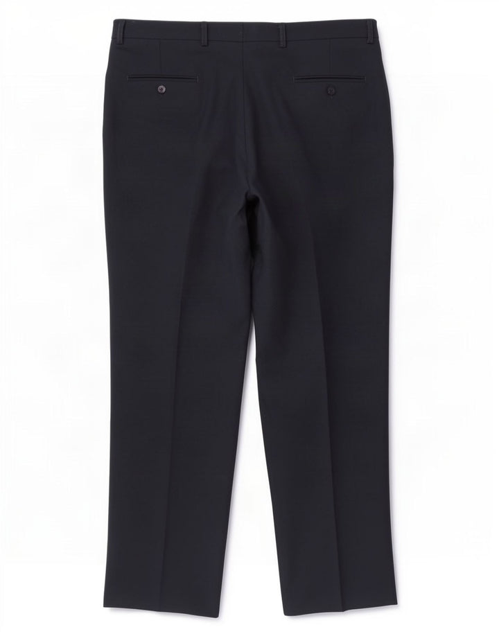 Farah Herren-Anzughose, gerade, W40, L31, Marineblau, Polyester