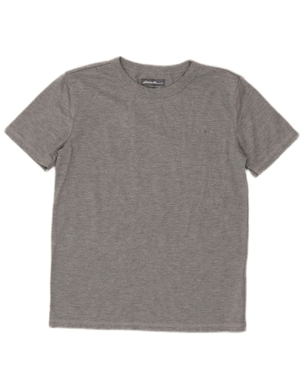 Eddie Bauer T-Shirt-Oberteil für Jungen, 10–11 Jahre, mittelgraues Polyester