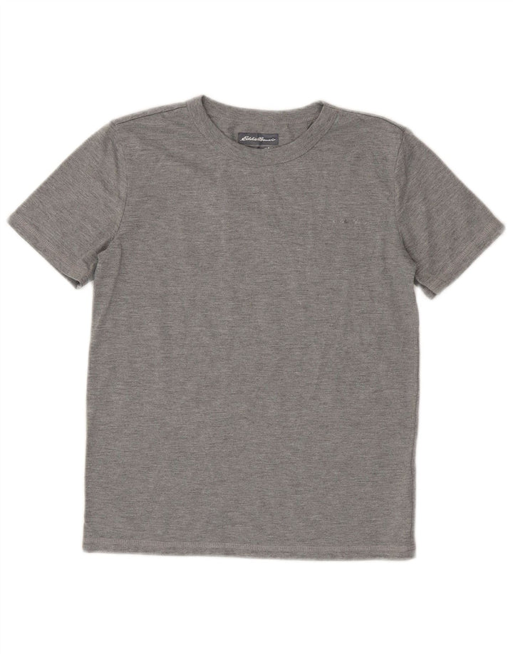 Eddie Bauer T-Shirt-Oberteil für Jungen, 10–11 Jahre, mittelgraues Polyester