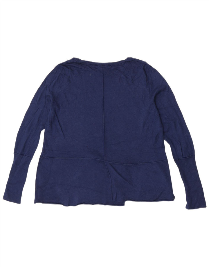 Phase Eight Damen-Pullover, übergroß, U-Boot-Ausschnitt, Gr. 10, Marineblau