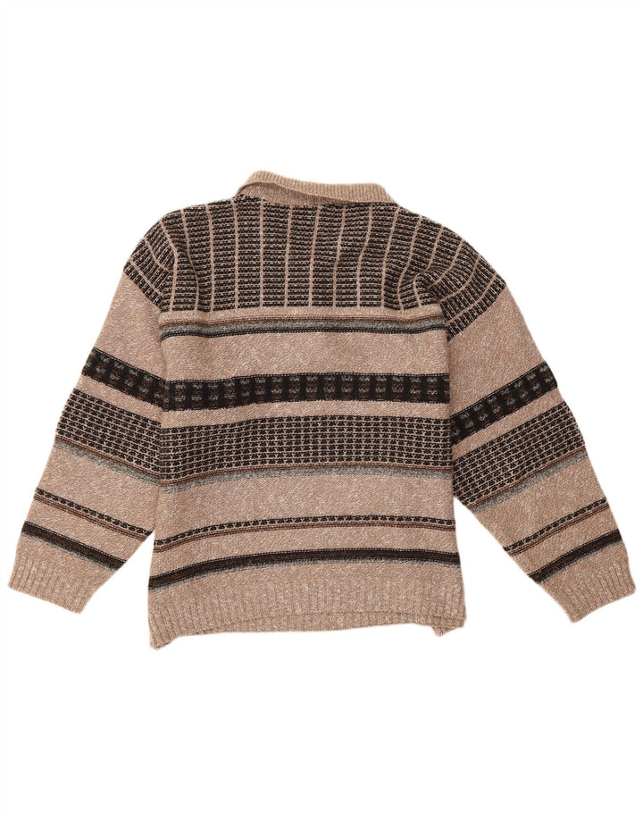 Bodoni Herren Rollkragenpullover Pullover XL Beige Wolle