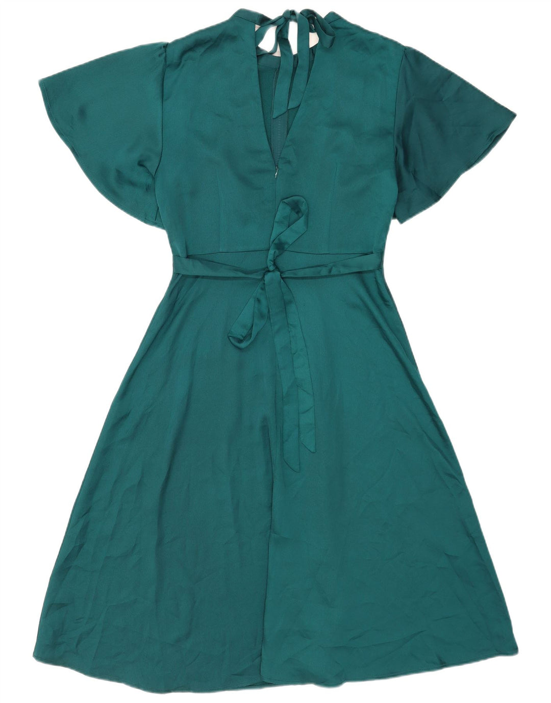 Oasis A-Linien-Kleid für Damen, UK 12, Mittelgrün, Polyester