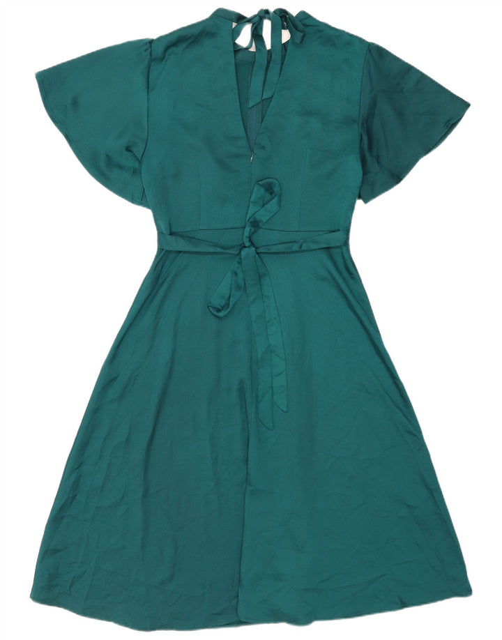 Oasis A-Linien-Kleid für Damen, UK 12, Mittelgrün, Polyester