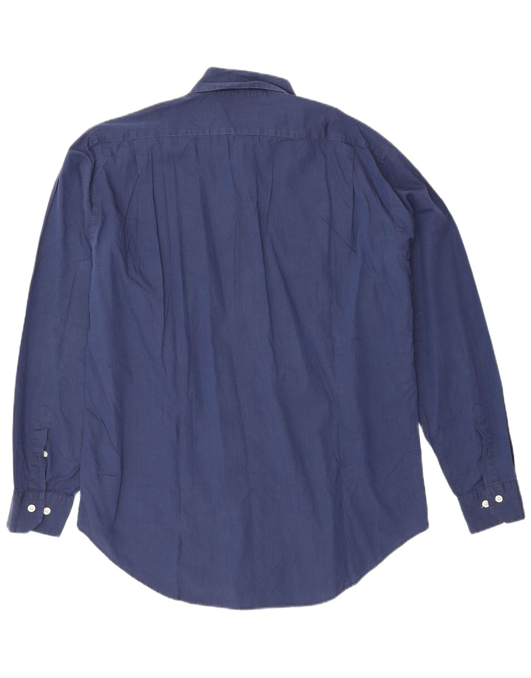 Henry Cottons Herrenhemd, Größe 42, groß, marineblaue Baumwolle