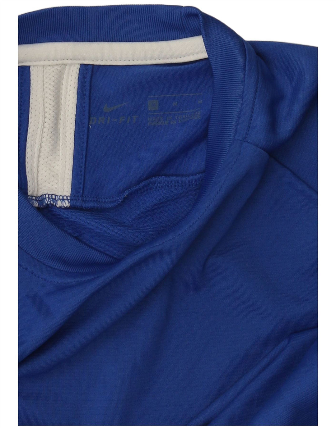 Nike Herren-T-Shirt-Oberteil, Mittelblau, Farbblock