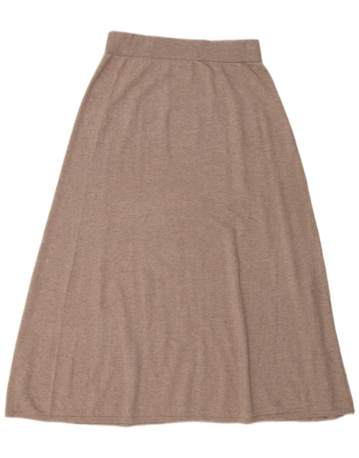 Massimo Dutti Damen A-Linienrock Medium W32 Beige