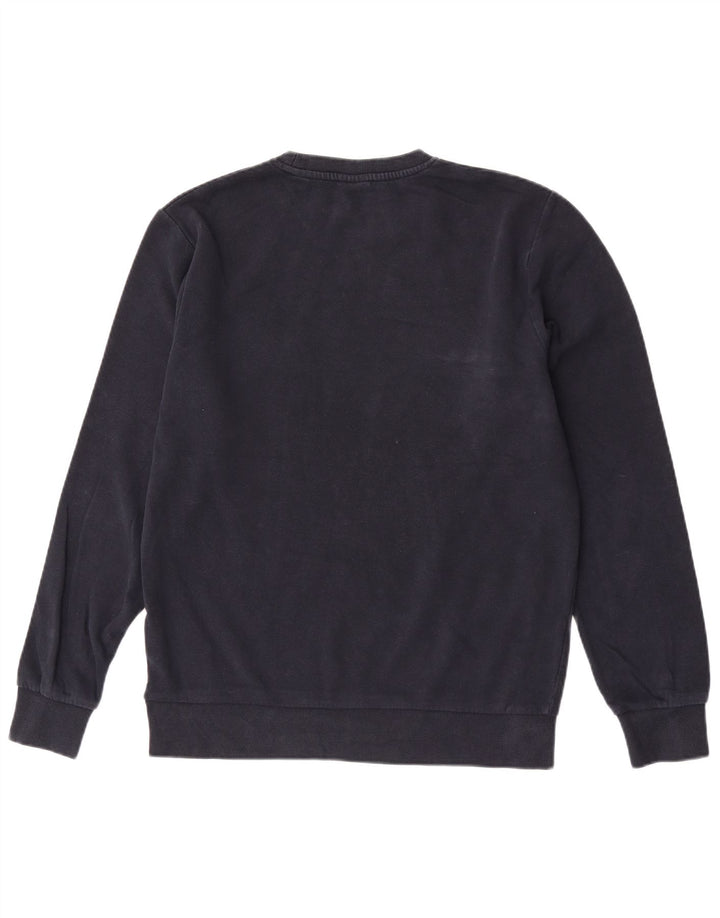 Jack & Jones Herren-Sweatshirt mit Grafik, mittlere marineblaue Baumwolle