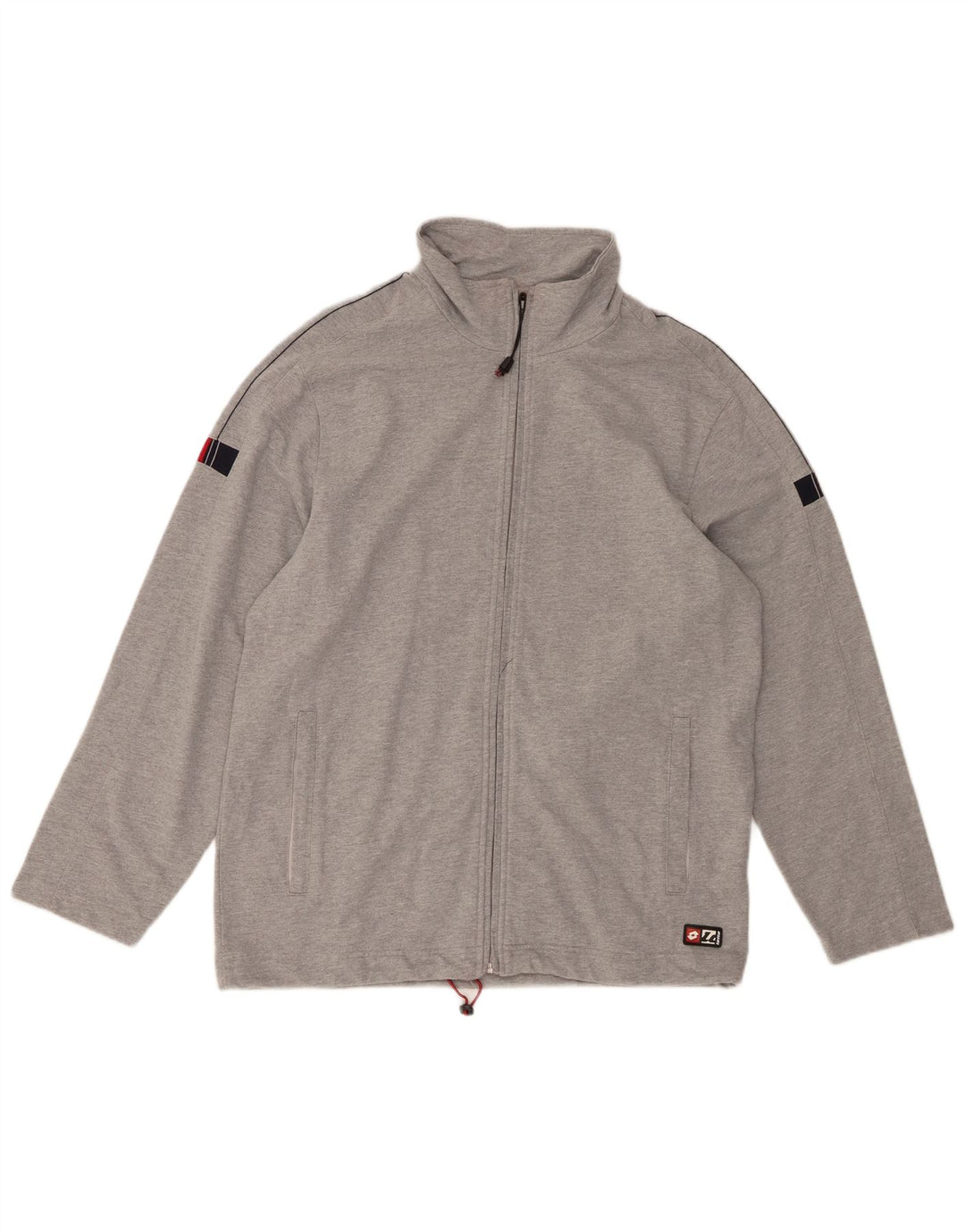 LOTTO Herren-Trainingsanzug-Topjacke, große graue Baumwolle