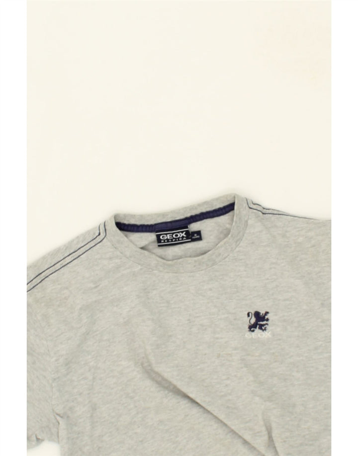 GEOX Boys T-Shirt Top 9-10 Years Grey Cotton Vintage Geox and Second-Hand Geox from Messina Hembry 
