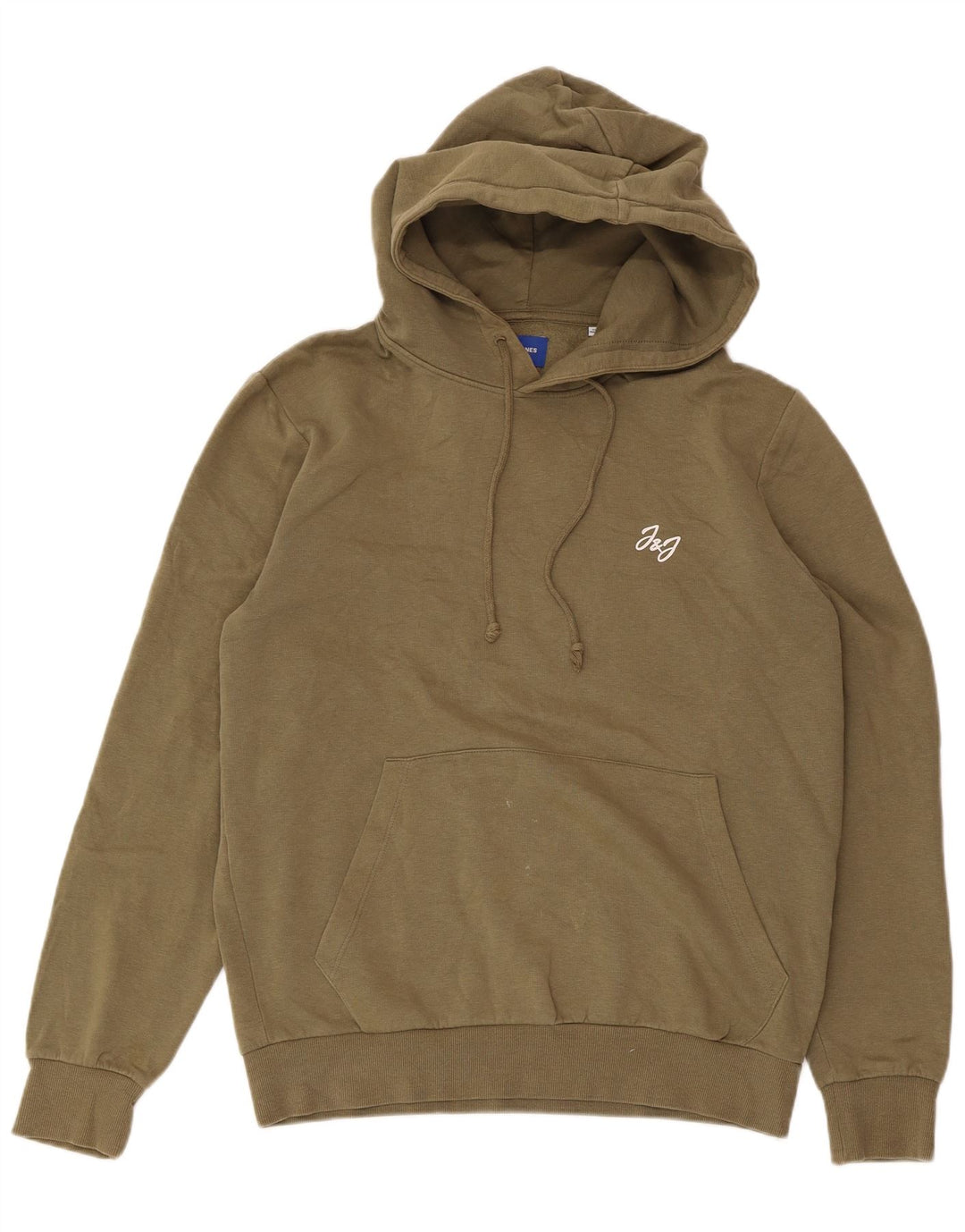 JACK & JONES Herren-Kapuzenpullover aus mittlerer Khaki-Baumwolle