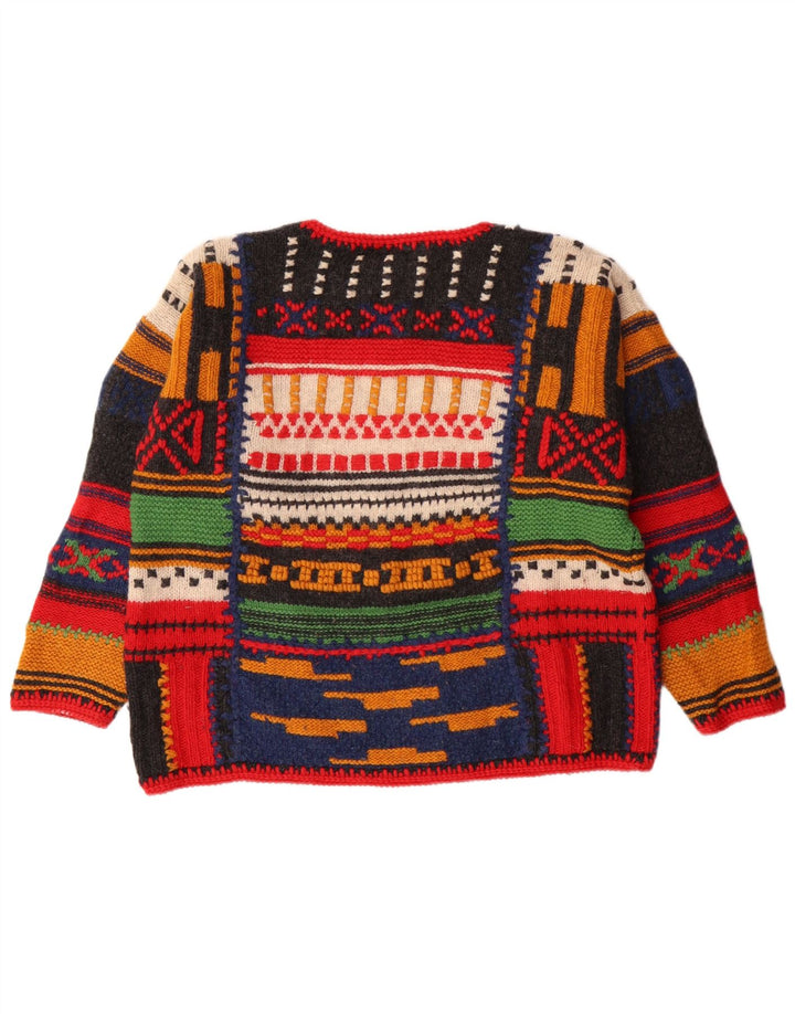 THE WEST END Damen-Pullover mit U-Boot-Ausschnitt, Gr. 14, mittelmehrfarbig