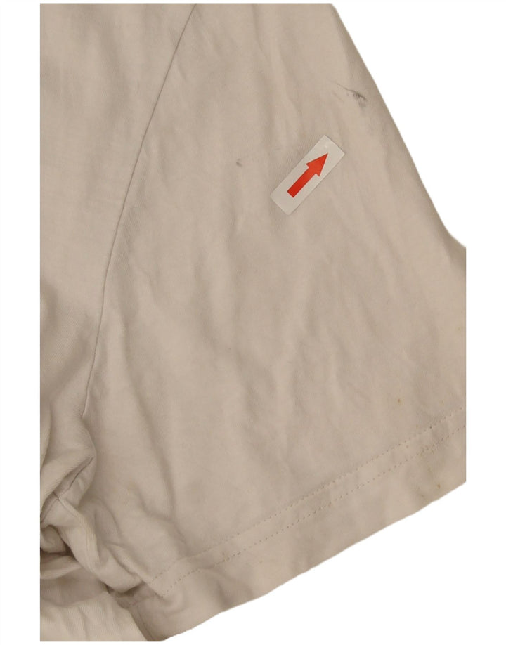 Puma Herren-T-Shirt mit Grafik, groß, aus weißer Baumwolle