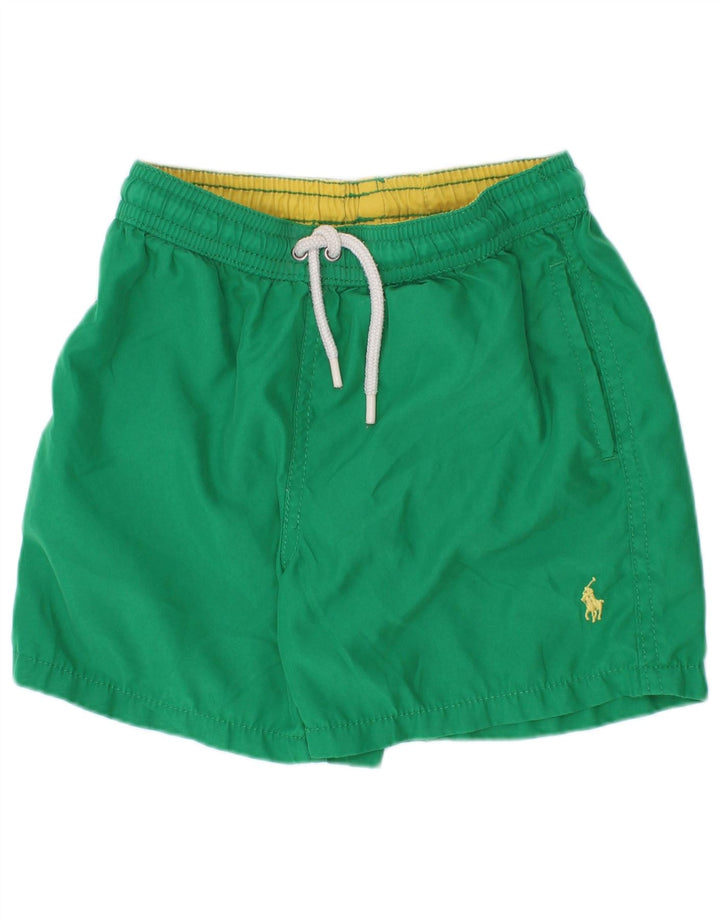 Polo Ralph Lauren Badeshorts für Jungen, 5–6 Jahre, grünes Polyester