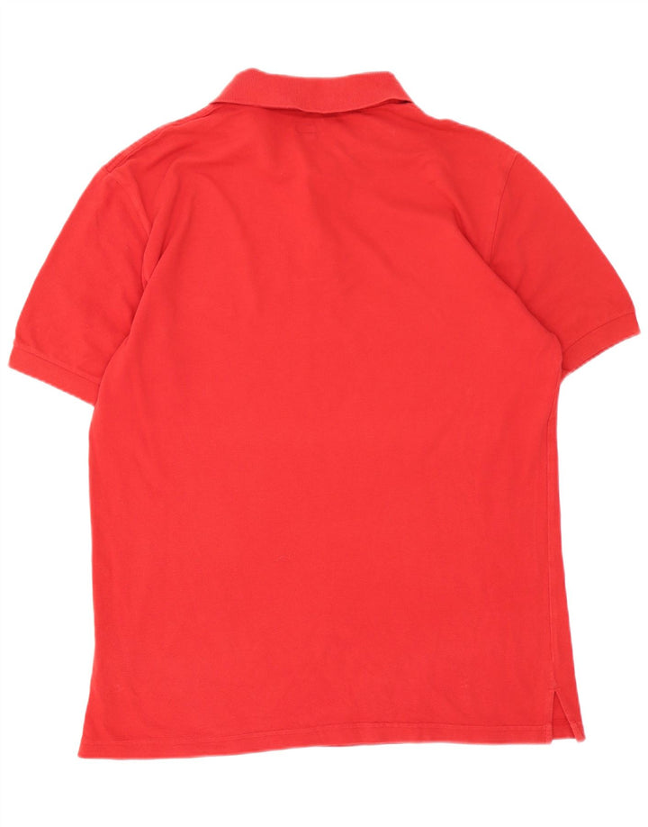 Armani Jeans Herren Poloshirt Große rote Baumwolle