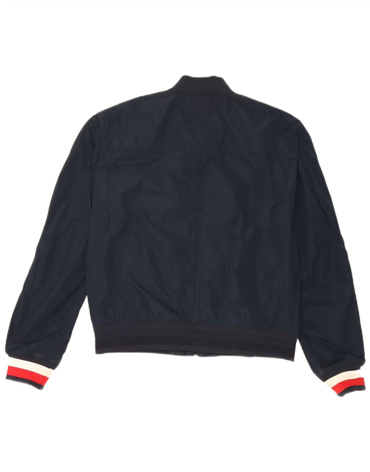 Tommy Hilfiger Damen-Bomberjacke in Übergröße, Gr. 6, XS, Marineblau, Farbblock