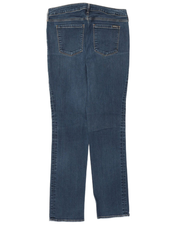 Eddie Bauer Damen leicht kurvige gerade Jeans US 12 Large W32 L30 Blau