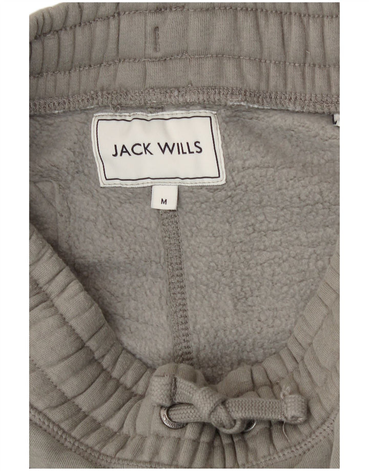 Jack Wills Herren-Sportshorts aus mittelgrauer Baumwolle