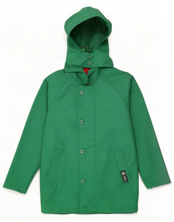 Marina Yachting Mens Hooded Windbreaker Coat UK 38 Medium Green Polyamide