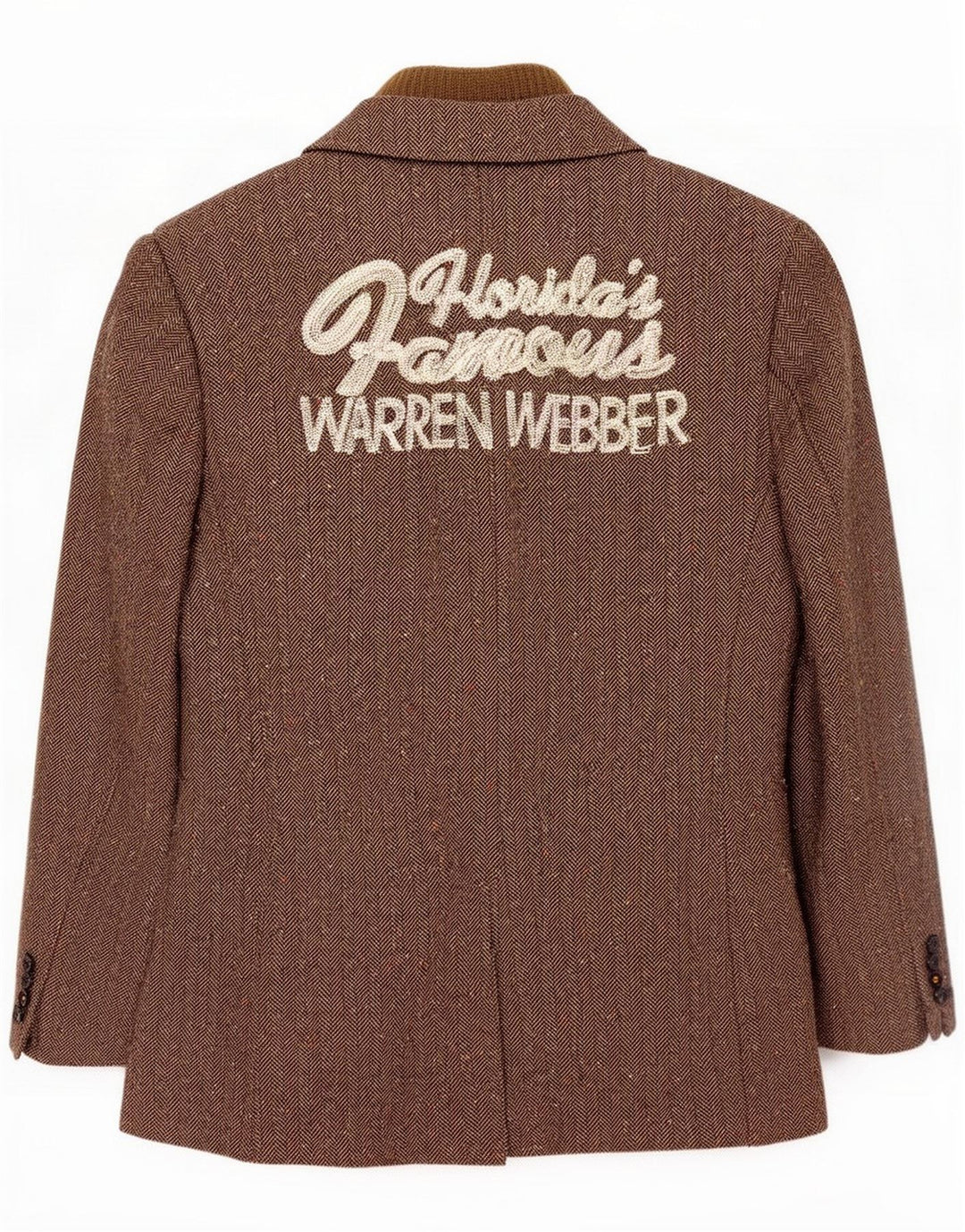 Warren Webber Herren-Blazer mit grafischem 2-Knopf-Design, UK 38, mittelgrau meliert