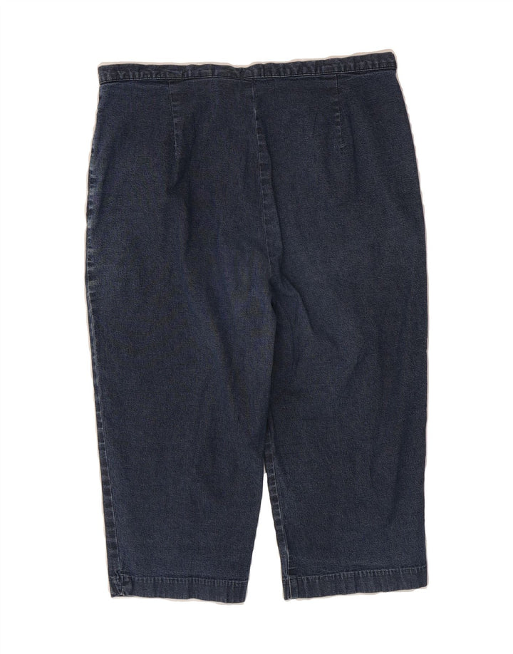 DOCKERS Womens Khakis Denim Bermuda Shorts Size 16 Large W32  Navy Blue Vintage Dockers and Second-Hand Dockers from Messina Hembry 